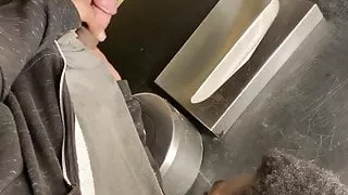 Caught thick bbc shooting load