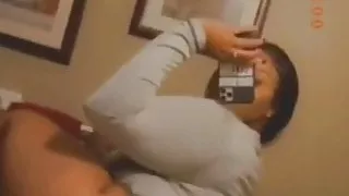 Black BBW Twerks for Latino Behind Black Boyfriend's Back