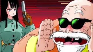 Kame Paradise- Master Roshi fucks them all