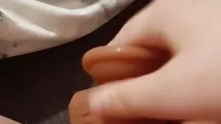 German snap use her dildo