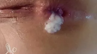 Tight Painful Anal Made Him Creampie My Ass