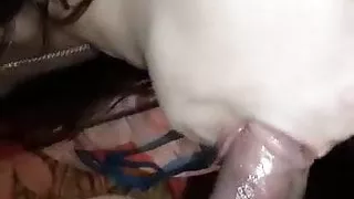 Girlfriend given a great blow job