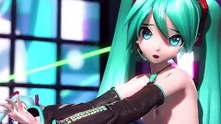 Hatsune Miku nude ecchi dance I'll MikuMiku You (Saltlapse)