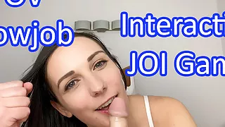 Play for a Blowjob from Clara Dee in Lingerie - JOI Games