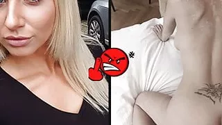 ScrewMeToo Horny Big Tits Blonde Slut Fucks