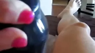 Milf noticed what I was doing and jumped on my big cock