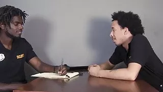 Anál, Zadek, Bar, černá, Výstřik, Gay