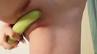 Vegetable sex. Sticking in holes.