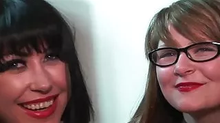 Big titted Isla Skye suck dicks at interracial bukkake party