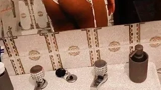 With my white lingerie