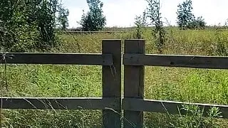 Naked at the side of motorway