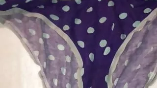 Cum in Allys panties Slomo