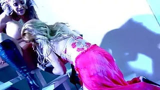 Nikka obeys Shyla's commands in this erotic girl on girl sex