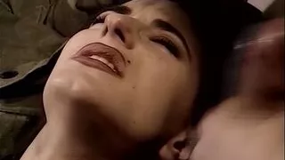 Soldier finds a tied up girl. upscaled to 4K