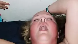 Blond woman bbw