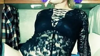 Kylie Smoking & Riding Cock