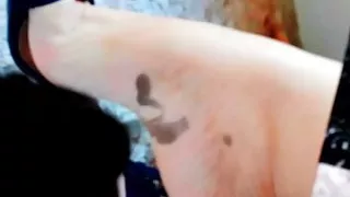 3 Cumshots on kate feet pics (feet instagram model)