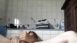 Dildo in my ass with hard cum