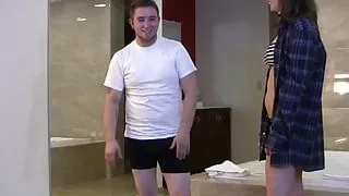 Naughty boys like you need their balls busted