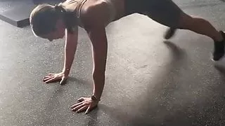 Rebecca's ass jiggling more