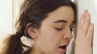 GirlsOutWest - Hairy lesbian blondie fucks her teen gf