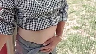 Candice in thigh high boots