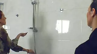 wet the leather skirt