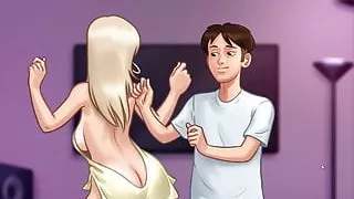 Summertime Saga - Party with Iwanka, stunning blonde (pt1)