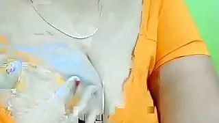 Boobs pressing