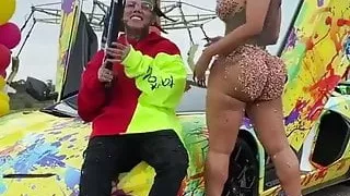 Blac Chyna Showing Off Her Soft Ass