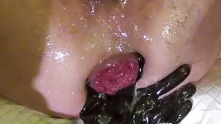 Analsex, BDSM, Schwarzer Sex, Faustsex, Schwuler Sex, Handschuhe