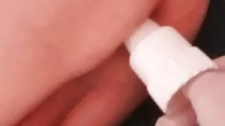 Chinese girl-friend fucks me with dildo, part 2