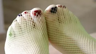 Pretty soles and toes close-ups