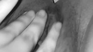 Rubbing my cute pussy