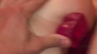 Girlfriend does DVP then creampie