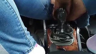 Auto-Fick, Schalthebel, Volvo V70, Frau neu ficken