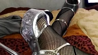 Mis tacones con mallas