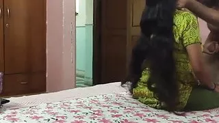 Today Exclusive- Desi MAid Sex With House Own...