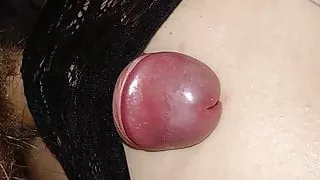 The discharge of sperm