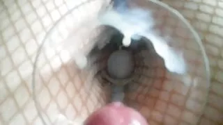 CumslutVictoria cums in her glass