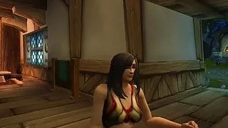 Human Female sexy dance (World of Warcraft)