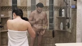 Shower with my husband ends up in hot and romantic sex