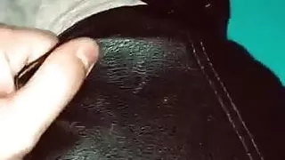 Ex in leather pounded like doggy