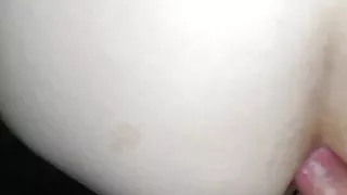 Sliding my dick inside her ass ( slow mo )