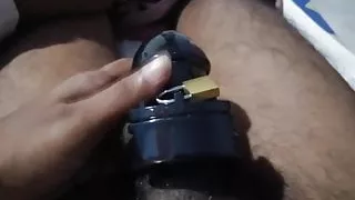 Unlock cage & handjob