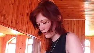 Little Boobed Teen Zelma Rides Her Bike Naked!