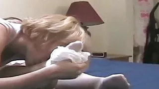 She is such a little cutie in her sexy stockings