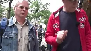 Dicksucking whore pounded by older tourist