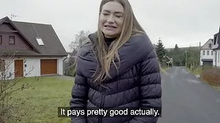 Public Agent, hot wife loves a much bigger cock