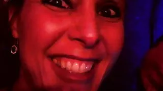 Teasing and biting slave's cock with kali's teeth